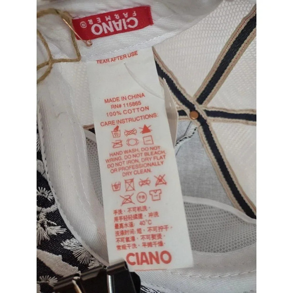 Ciano Farmer Baseball Hat Asian Embroidery Mesh Snapback Truckers Samurai - Picture 7 of 15